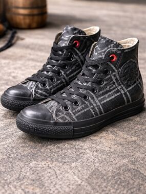 Converse Chuck Taylor All Star (PRODUCT) RED Leather High Top Sneakers Rare